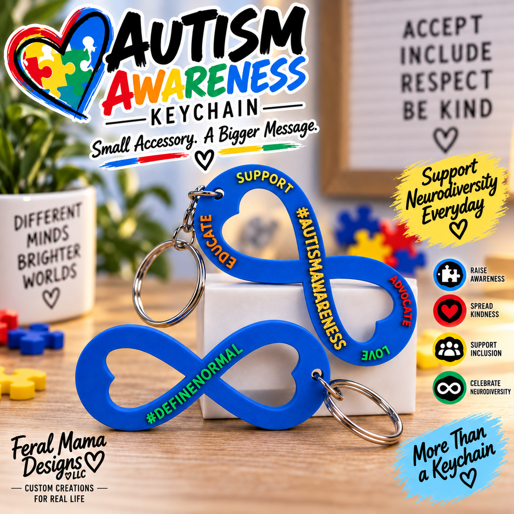 Autism Awareness Keychain