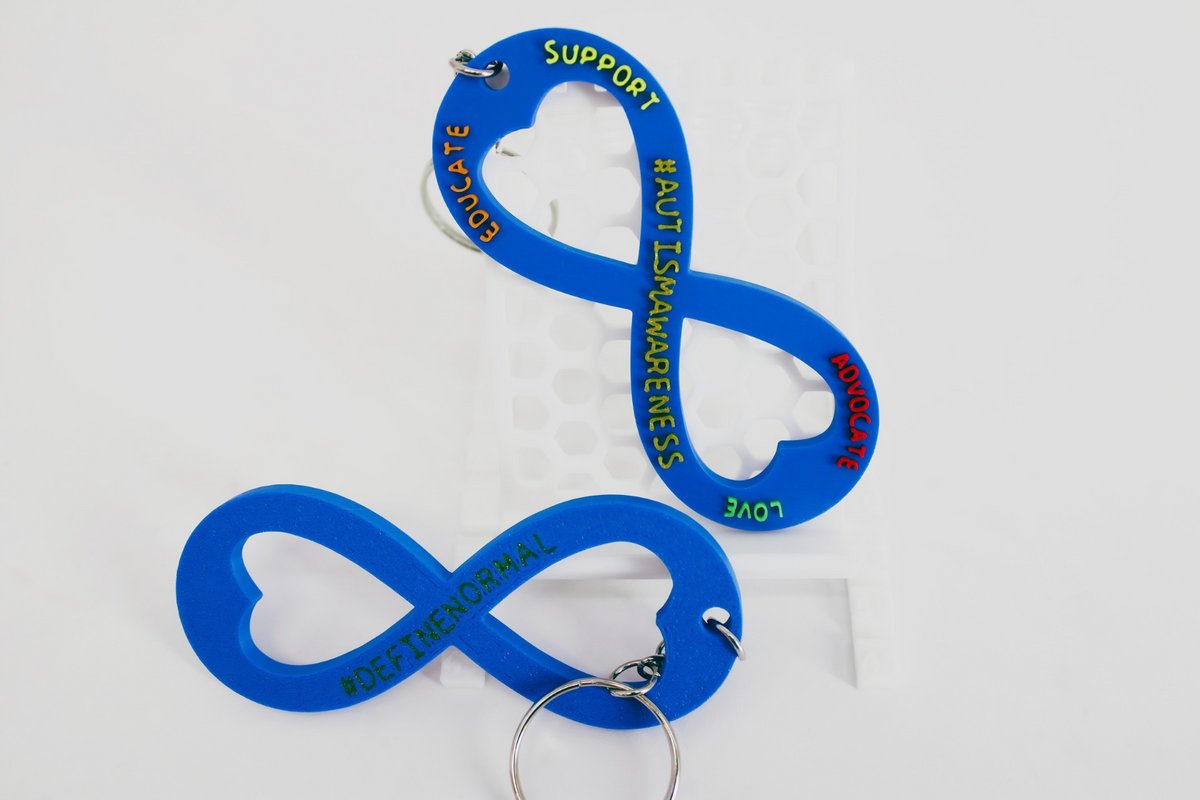 Autism Awareness Keychain