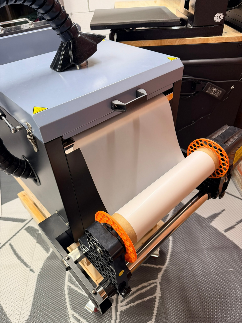 3D Printed DTF Printer Film Roll Alignment Guide- Set of 2