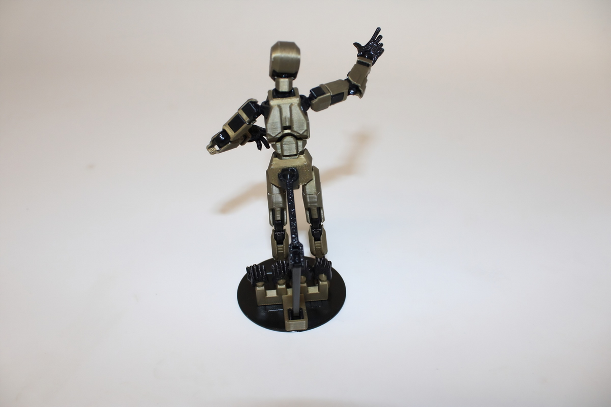 3D Printed Dummy13 DIY Build Your Own Action Figure Kit by Lucky13Toys