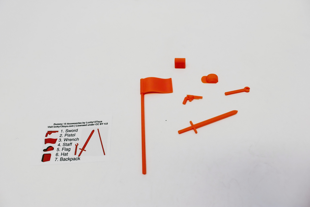 Dummy 13 Action Figure Accessory Pack by Lucky13Toys
