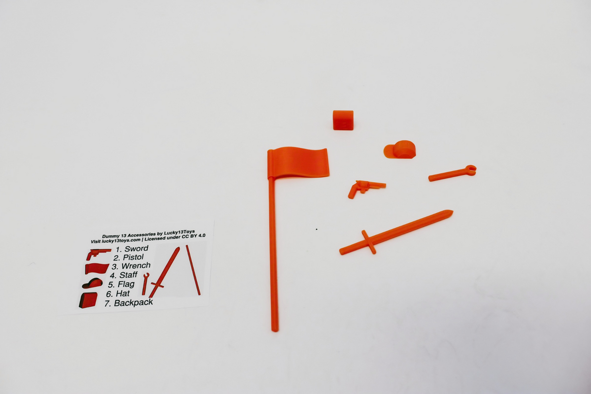 Dummy 13 Action Figure Accessory Pack by Lucky13Toys