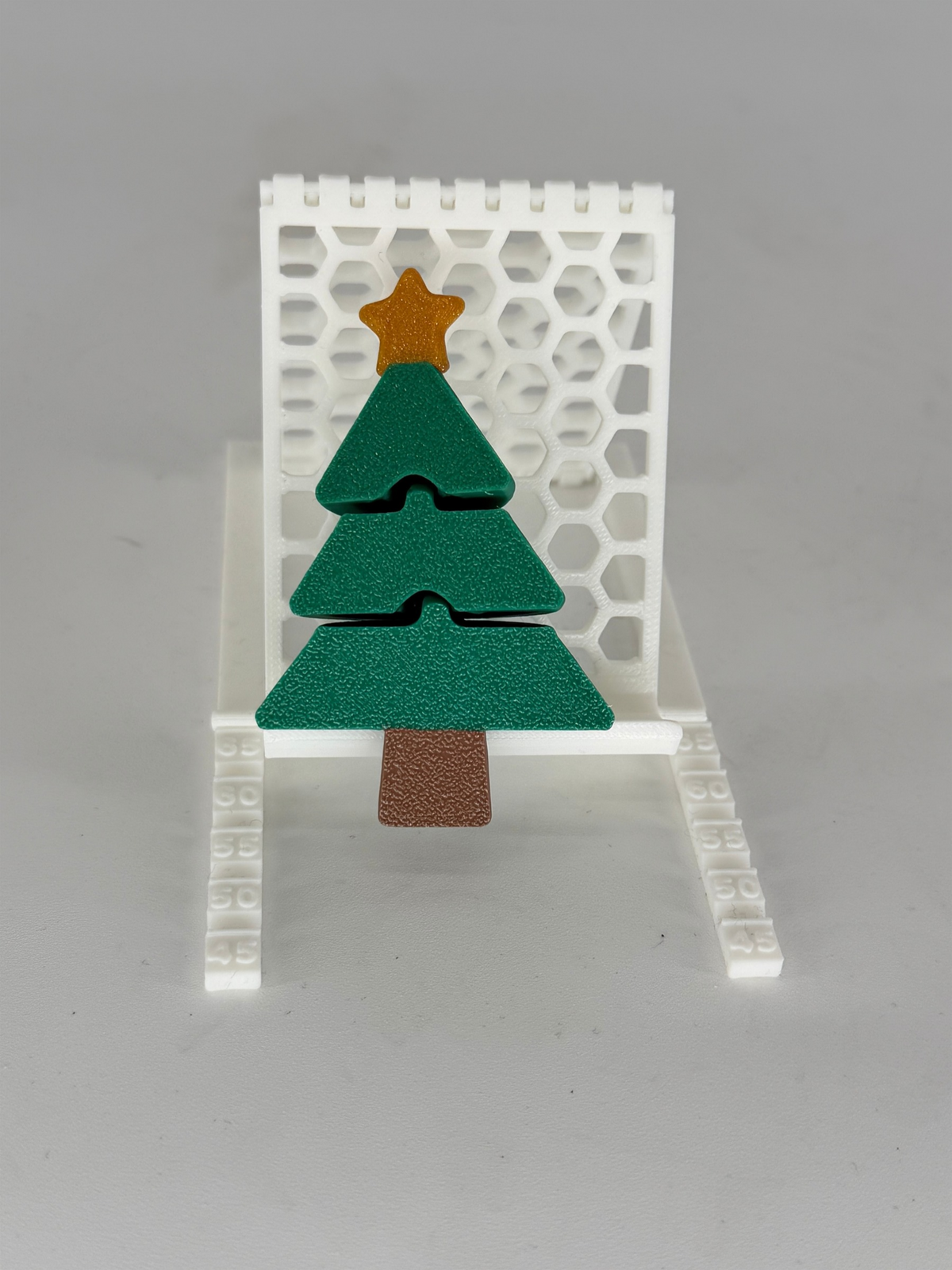 3D Printed Flexi Christmas Tree Fidget Toy