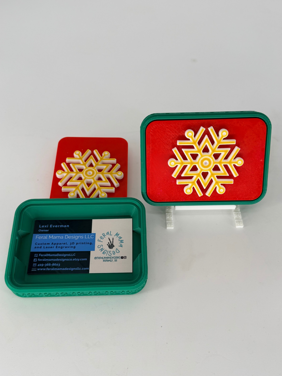 3D Printed Christmas Gift Card Holder