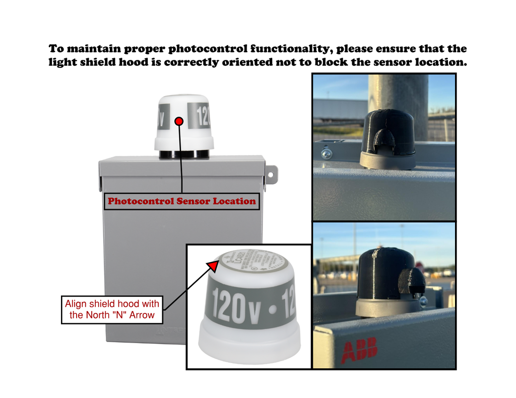 Intermatic Twistlock Thermal Photocontrol Light Shield Hood