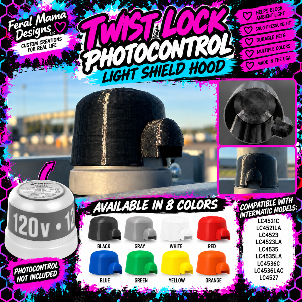 Intermatic Twistlock Thermal Photocontrol Light Shield Hood