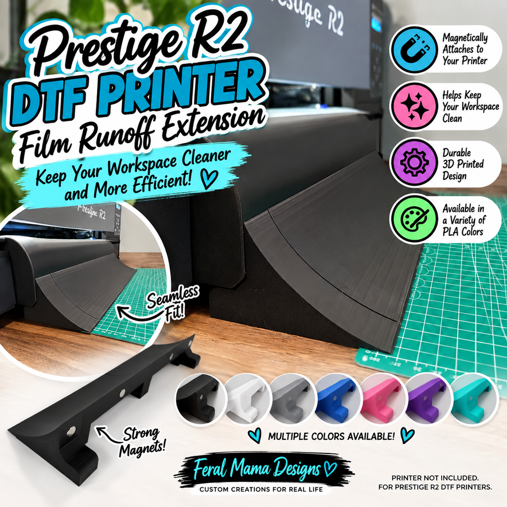 3D Printed Prestige R2 DTF Printer Film Runoff Extension