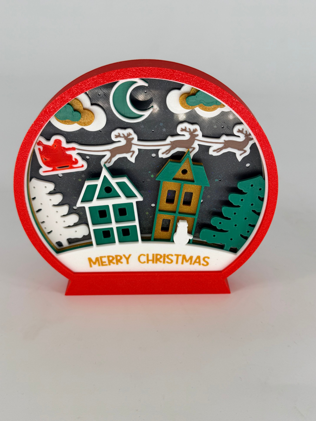 3D Printed Christmas Snow Globe