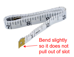 3D Printed Fabric Tape Measure Holder