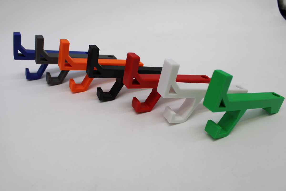 3D printed Headrest Hard Hat & Safety Vest Hanger