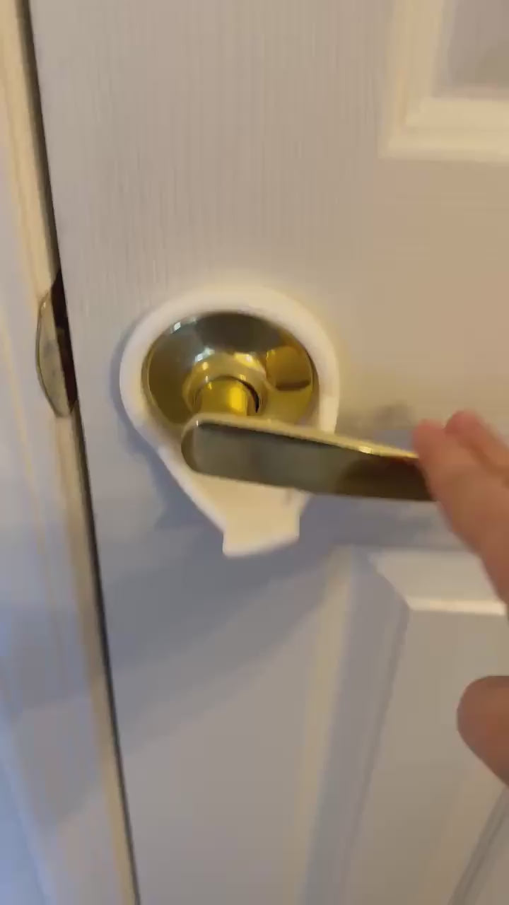 3D Printed Child Safety Locks for Lever Door Handles